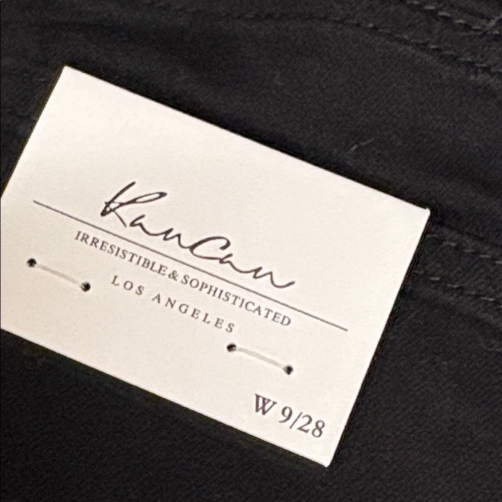 NWT KanCan Black Distressed Jean Shorts - Picture 11 of 11